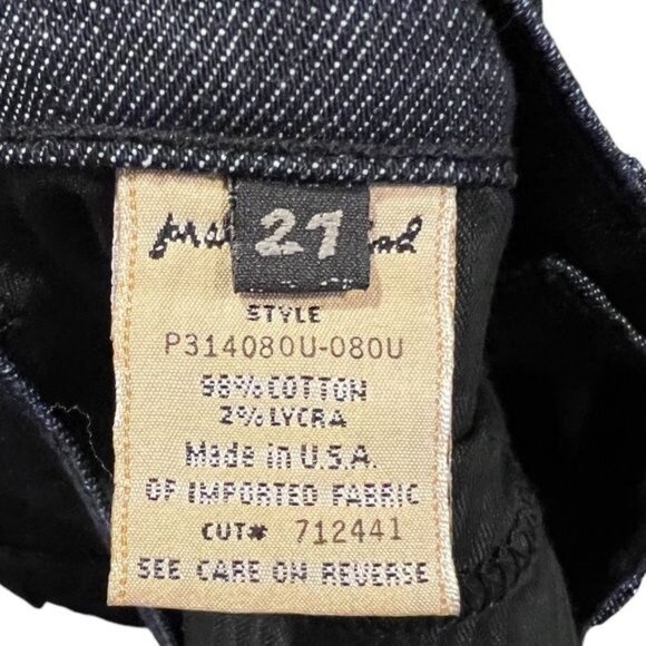 7 for All Mankind Women’s 27 Waist Capri Jeans Skulls Crossbones Cuffed - Picture 13 of 14